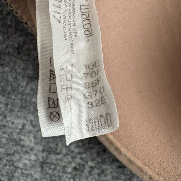 Wacoal 853117 La Femme Underwire T-Shirt Bra Size 32DDD Beige - Picture 4 of 8